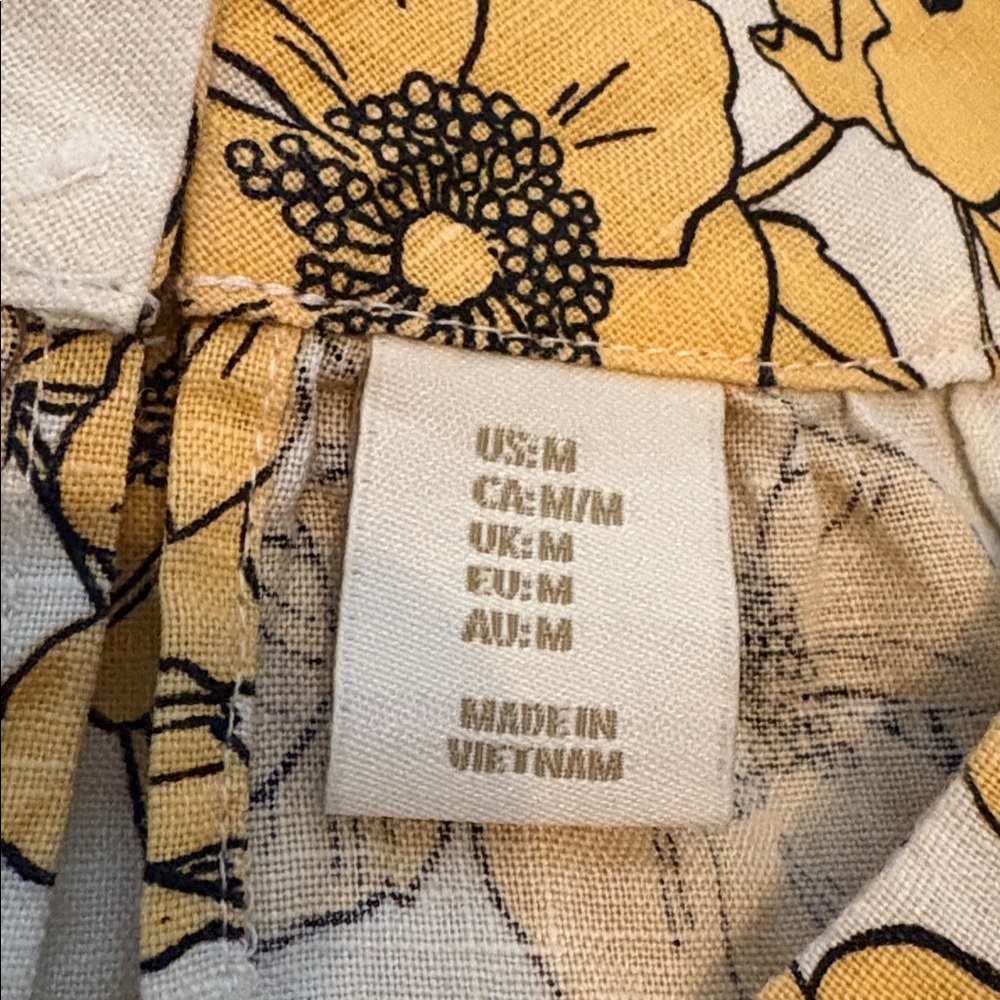Cynthia Rowley White Sundress with Yellow Floral Print - Picture 6 of 7